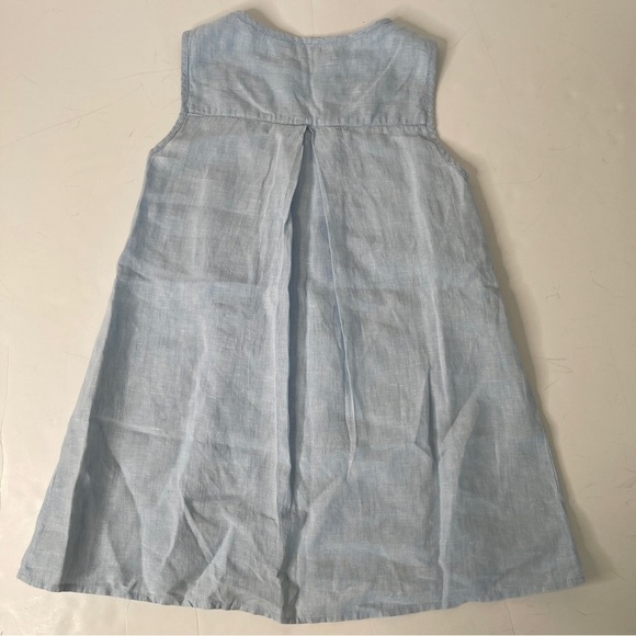 FLAX Sleeveless Tunic Top Light Blue Size Small - Picture 4 of 8